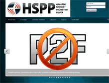 Tablet Screenshot of hspp.hr